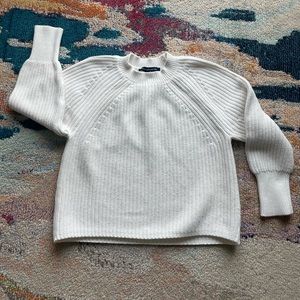 French Connection cable knit sweater size L